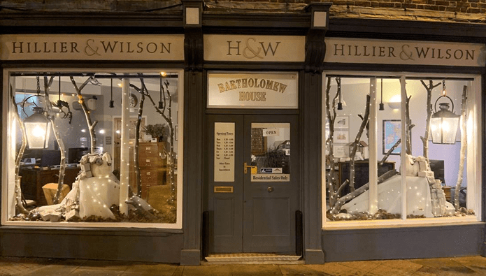 Is this the prettiest estate agency Christmas display so far?