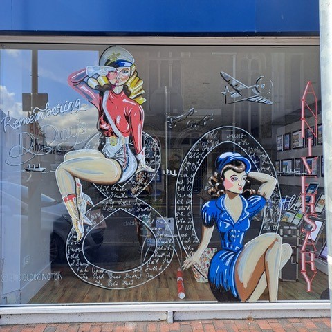 Lest we forget! Agent reveals D-Day branch window tribute